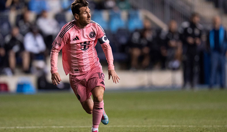 Lionel Messi en partido de Inter Miami en la MLS