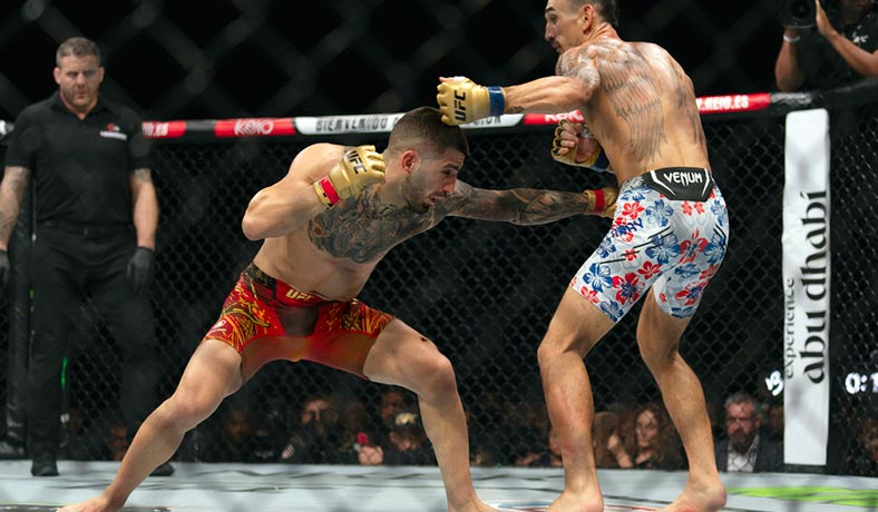 Ilia Topuria contra Max Holloway en UFC Fight Night